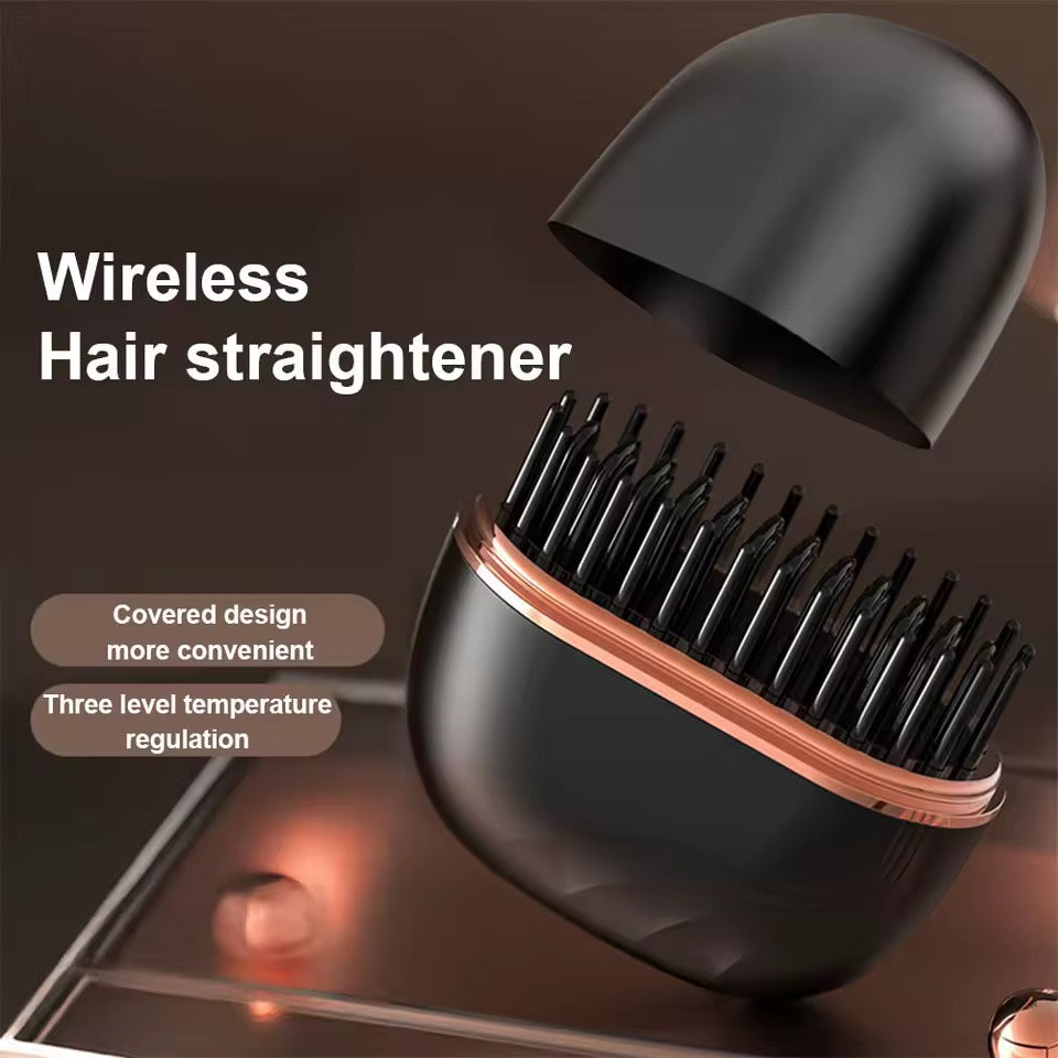 Wireless Mini Hair Straightening Comb – Portable